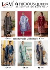 Firdous Vol 17 By Lsm Karachi Kurti With Bottom Dupatta Online Wholesale
